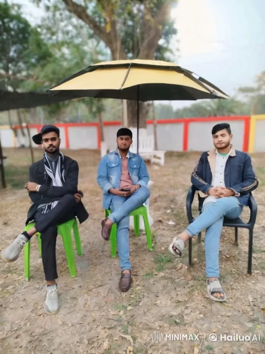 Outdoor Kung Fu Practice Under Yellow Umbrella – AI Generated Video | Hailuo AI