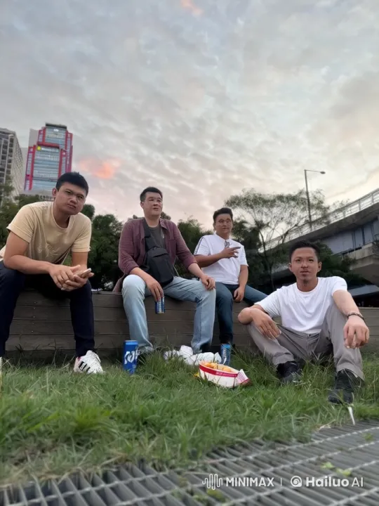 Outdoor Kung Fu Practice and Social Gathering – AI Generated Video | Hailuo AI