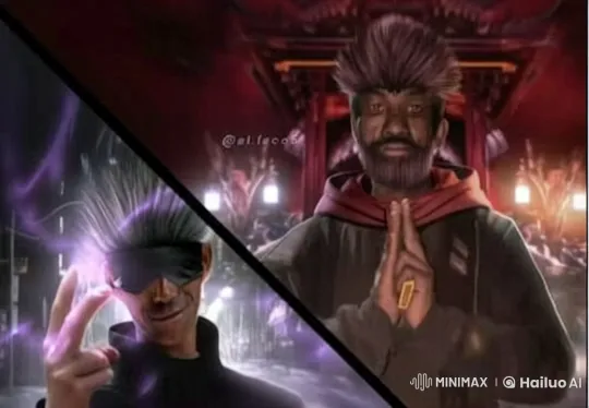Mystical Warrior vs Kung Fu Artist in Animated Fight – AI Generated Video | Hailuo AI