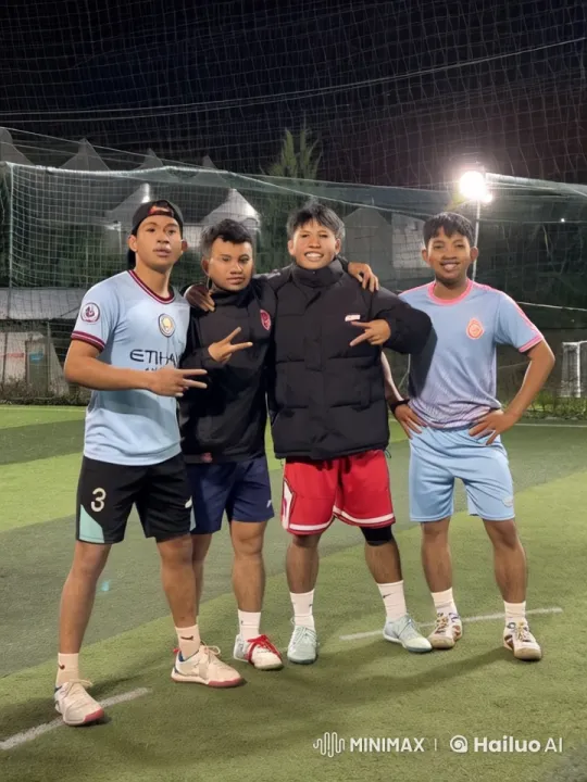 Nighttime Football Field Martial Arts Display – AI Generated Video | Hailuo AI