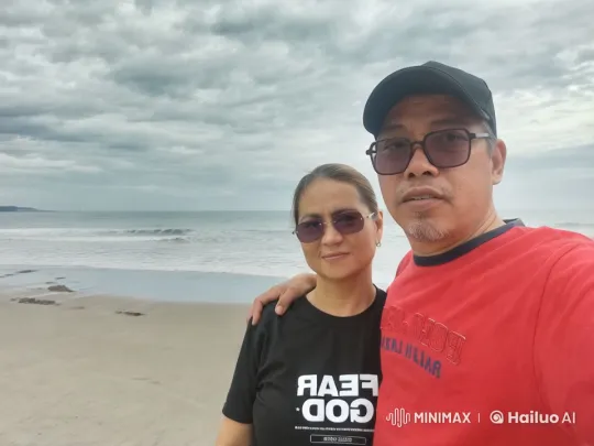 Animated Couple Enjoying a Serene Beach Day with Flight Elements – AI Generated Video | Hailuo AI