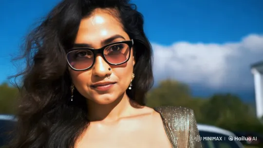 Woman in Sunlight: Radiant, Poised, and Cinematic – AI Generated Video | Hailuo AI