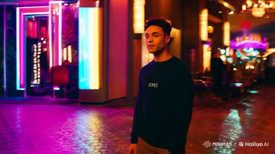 YouTuber Domer Surprised by Energetic Fans at Club Entrance – AI Generated Video | Hailuo AI