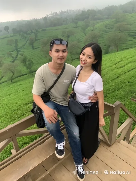 Kungfu Couple Showcases Martial Arts in Tranquil Tea Plantation Setting – AI Generated Video | Hailuo AI