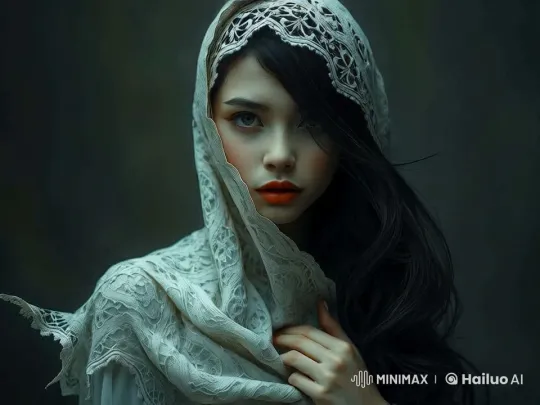 Graceful Dancer in Lace with Sparkling Enchantment – AI Generated Video | Hailuo AI