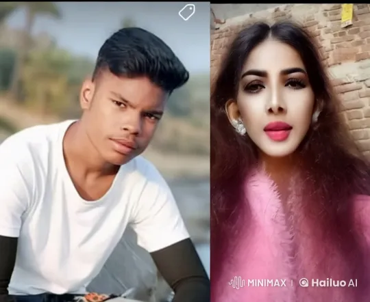 Live2D Animated Short: Virtual Kiss Between Characters – AI Generated Video | Hailuo AI