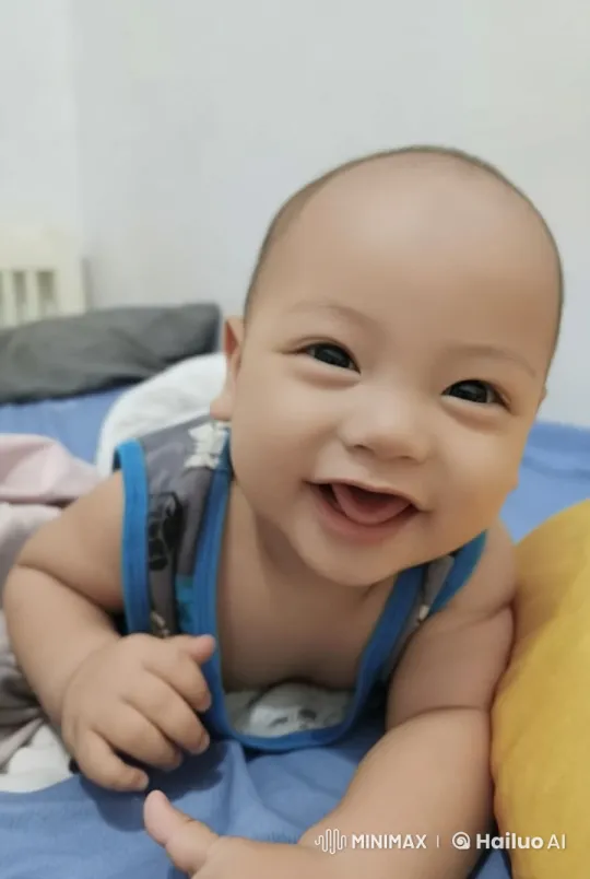 Baby Mimics Kungfu on Bed in Live2D Animation – AI Generated Video | Hailuo AI