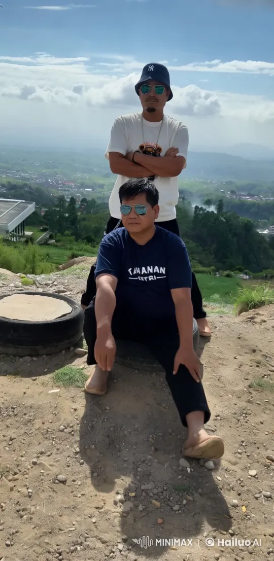 Live2D Animated Kungfu Masters on a Hilltop – AI Generated Video | Hailuo AI