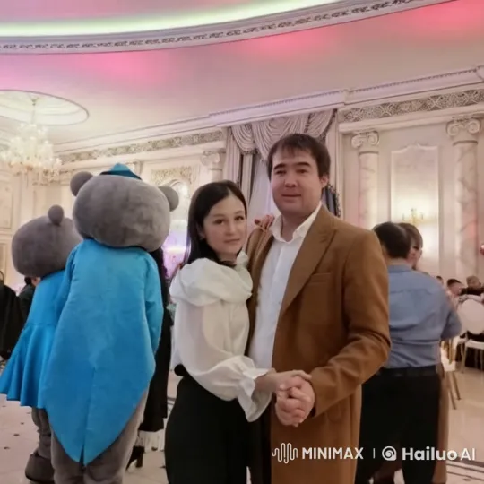 Opulent Ballroom Kung Fu Battle with Graceful Fighters – AI Generated Video | Hailuo AI