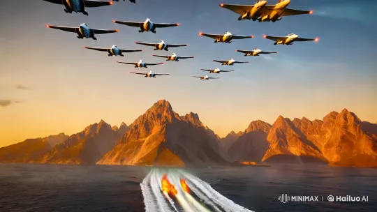 Mountains, Storms, and Griffons: A Cinematic Journey – AI Generated Video | Hailuo AI