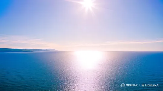 Ocean and Sky: A Cinematic Love's Vastness – AI Generated Video | Hailuo AI