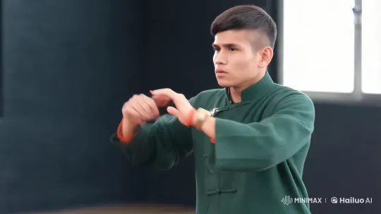Martial Artist Displaying Kung Fu Skills – AI Generated Video | Hailuo AI