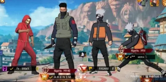 Live2D Animation: Four Characters Prepare for Kunfu Fight – AI Generated Video | Hailuo AI