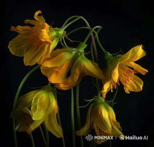 Vibrant Yellow Flowers Dance in Gentle Breeze – AI Generated Video | Hailuo AI