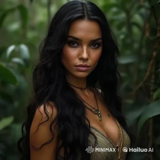 Woman in Greenery: Live2D Animated Serenity – AI Generated Video | Hailuo AI