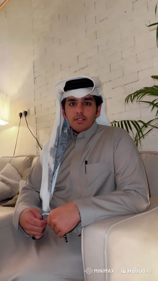 Middle Eastern Man Smoking with Prayer Beads in Live2D Animation – AI Generated Video | Hailuo AI
