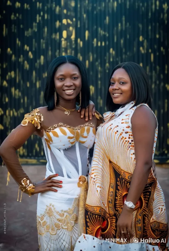 Vibrant Traditional Attire and Friendship in Live2D Animation – AI Generated Video | Hailuo AI