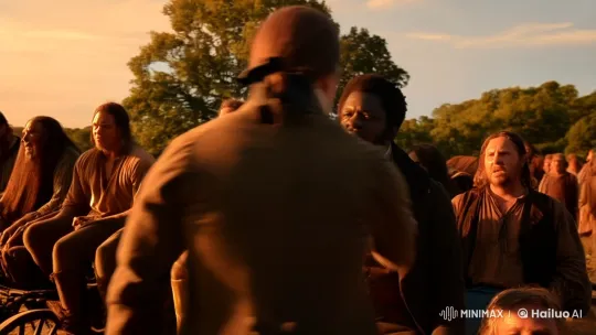 Dramatic Period Scene of Captive Exchange and Violence – AI Generated Video | Hailuo AI
