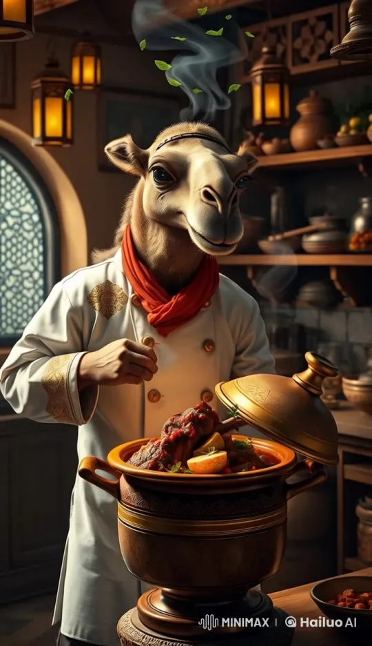 Malik: Master Chef of Moroccan Tagine in Cinematic Live2D – AI Generated Video | Hailuo AI