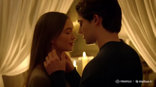 Intimate Moment Captured in Golden Light – AI Generated Video | Hailuo AI