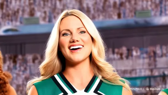 Eagles Cheerleaders Routine in Vibrant Stadium – AI Generated Video | Hailuo AI