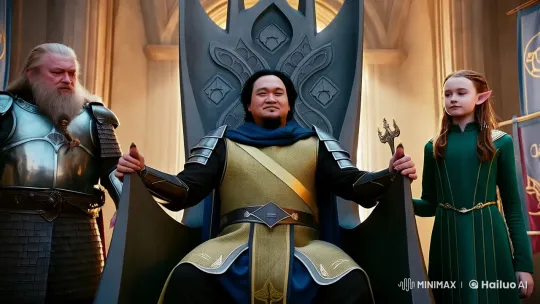Kind-Hearted Demon King with Royal Retinue – AI Generated Video | Hailuo AI