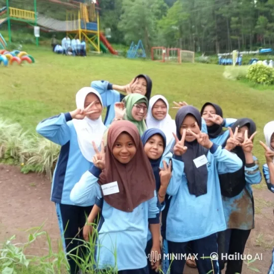 Students in Uniforms Perform Playful Kungfu on Grass Field – AI Generated Video | Hailuo AI