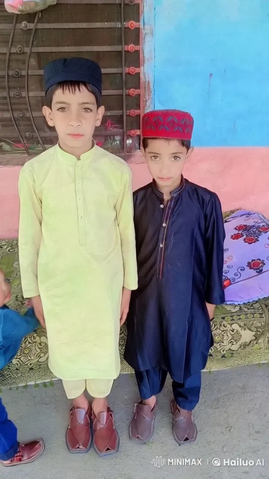 Traditional Attired Boys in Live2D Animated Scene – AI Generated Video | Hailuo AI