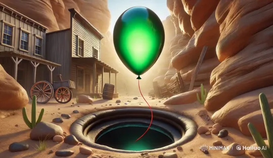 Whimsical Minion Explores Mysterious Hole in Old West Setting – AI Generated Video | Hailuo AI