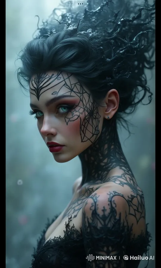 Mystical Woman in Live2D Animation with Graceful Moves – AI Generated Video | Hailuo AI