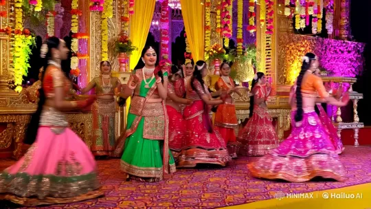 Indian Hindi Music Video: Vibrant Dance in 4K Elegance – AI Generated Video | Hailuo AI