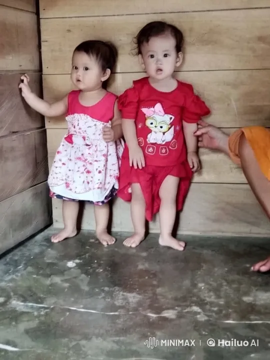 Toddlers Mimic Kungfu Poses in Live2D Animation – AI Generated Video | Hailuo AI