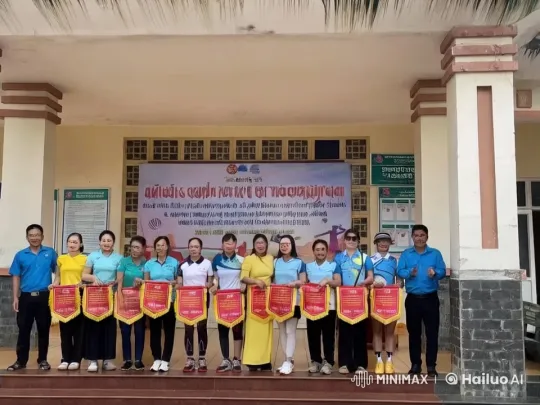 Vietnamese Athletes Showcase Martial Arts at Event Hall – AI Generated Video | Hailuo AI