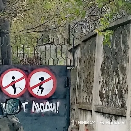 Urban Graffiti Gate Transforms with 3D Animation – AI Generated Video | Hailuo AI