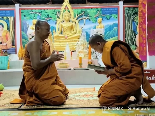 Monks Blend Spirituality with Martial Arts in Live2D Video – AI Generated Video | Hailuo AI