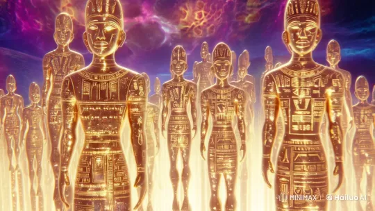 Mesmerizing 3D Effects: Figures in Dreamlike Voids – AI Generated Video | Hailuo AI