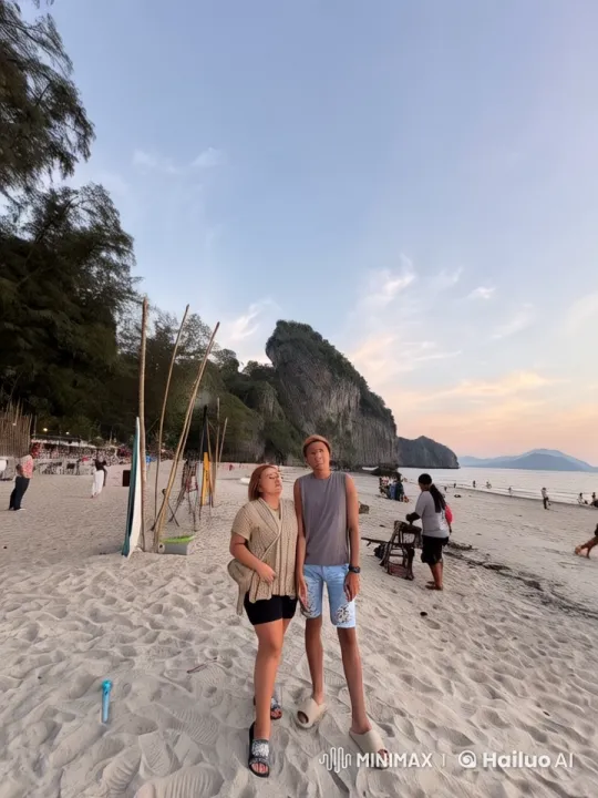 Kungfu Masters Display Skills on Sunset Beach – AI Generated Video | Hailuo AI