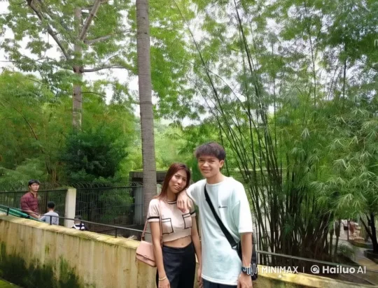 Young Couple's Playful Kung Fu Fight in Bamboo Forest – AI Generated Video | Hailuo AI