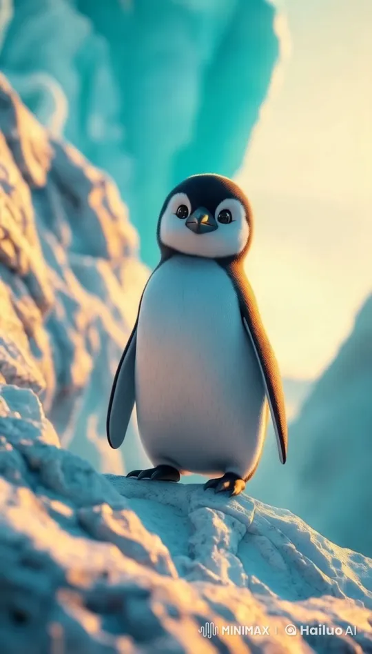 Lifelike Penguin Walk in Stunning 4K Live2D Animation – AI Generated Video | Hailuo AI