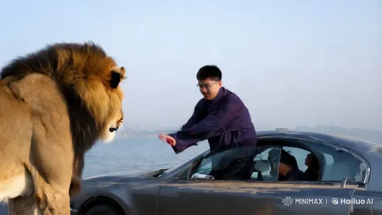 Lion Kung Fu Fighter Defeats Chinese Opponent – AI Generated Video | Hailuo AI