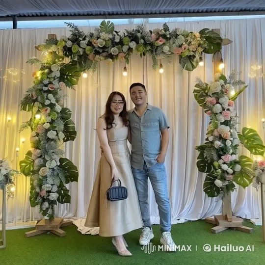 Live2D Animated Couple in Elegant Fight Sequence – AI Generated Video | Hailuo AI