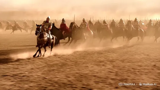 Alejandro Magno Leads Macedonian Cavalry in Epic Battle – AI Generated Video | Hailuo AI