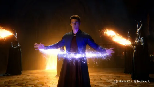 Joshua Defends with Magic Against Witches' Assault – AI Generated Video | Hailuo AI