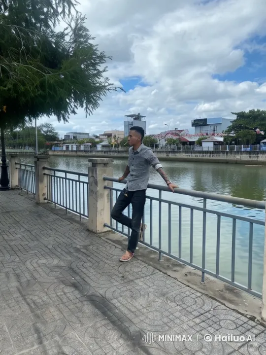 Contemplative Man Joins Playful Girls in Animated River Swim – AI Generated Video | Hailuo AI