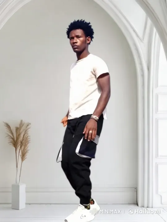 Young Man in Casual Outfit Gives Voice Command in Live2D Animation – AI Generated Video | Hailuo AI