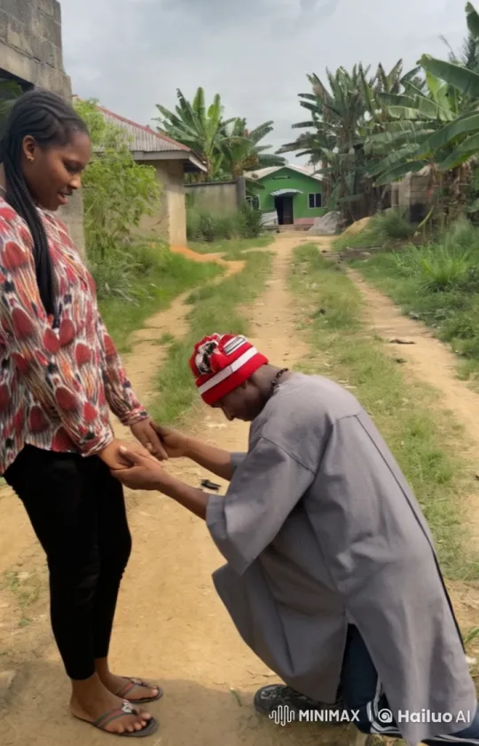 Kung Fu Duel in Rural Village Setting – AI Generated Video | Hailuo AI