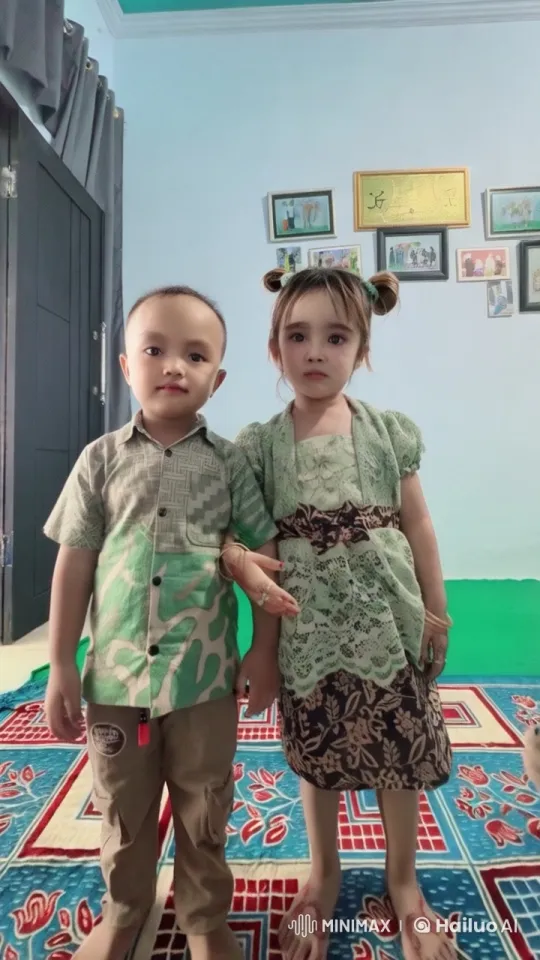 Children Perform Playful Kungfu in Colorful Setting – AI Generated Video | Hailuo AI