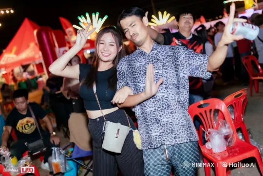 Animated Festival Kung Fu Performance in Vibrant Setting – AI Generated Video | Hailuo AI