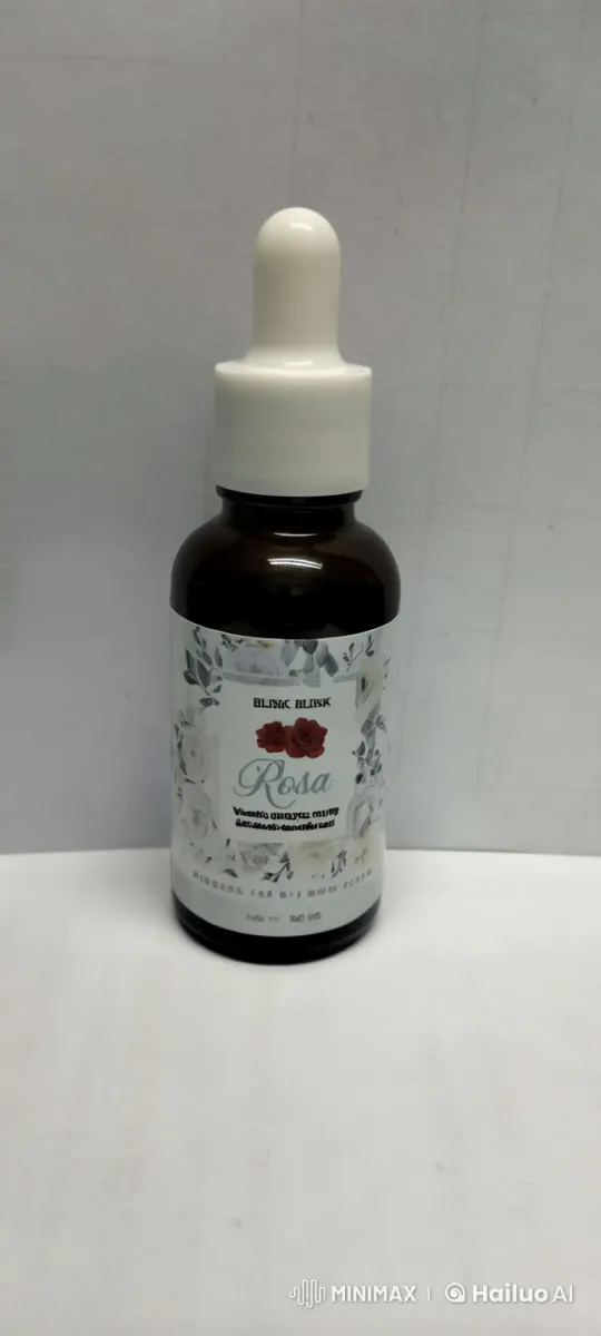 Live2D Video Showcasing Elegant Rosa Vitamin Complex Serum – AI Generated Video | Hailuo AI