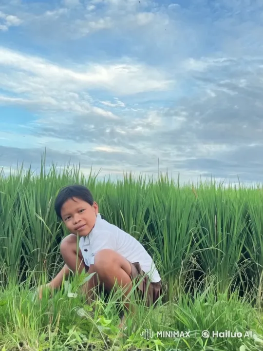 Young Boy Practicing Martial Arts in Serene Meadow – AI Generated Video | Hailuo AI